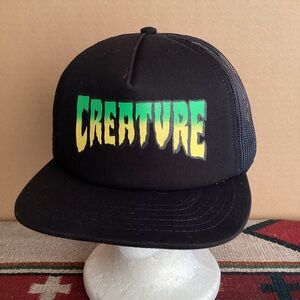 Creature logo skateboard SnapBack Trucker Hat